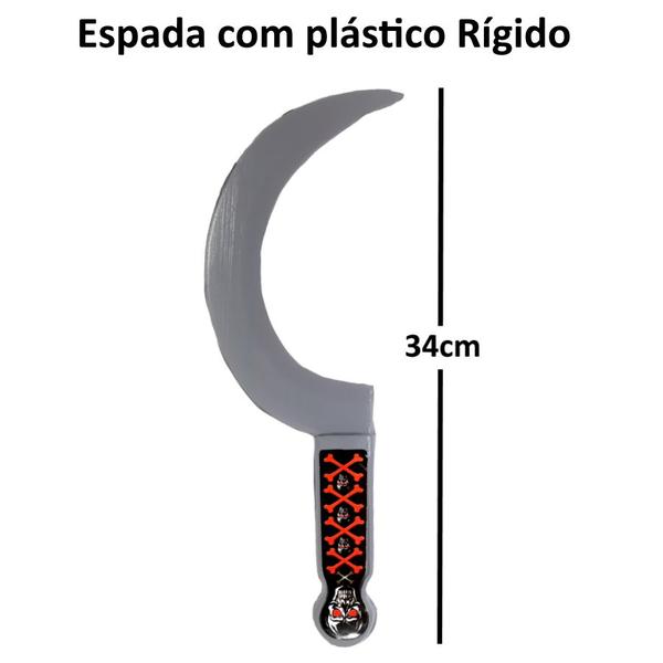 Imagem de Brinquedo Infantil Pirata Foice de Plástico Big Boy