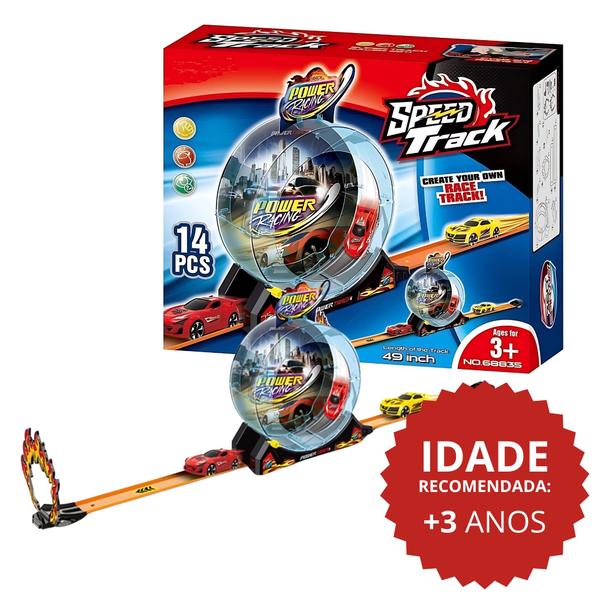 Imagem de Brinquedo Infantil Pista Speed Track com Looping 14 Peças Zippy Toys - 9167