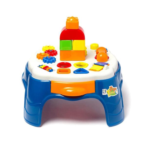 Brinquedo Infantil Play Time Mesa Atividades com Acessórios Recomendado para Crianças + 10 Meses Cotiplas - 1950 Imagem de Brinquedo Infantil Play Time Mesa Atividades com Acessórios Recomendado para Crianças + 10 Meses Cotiplas - 1950
