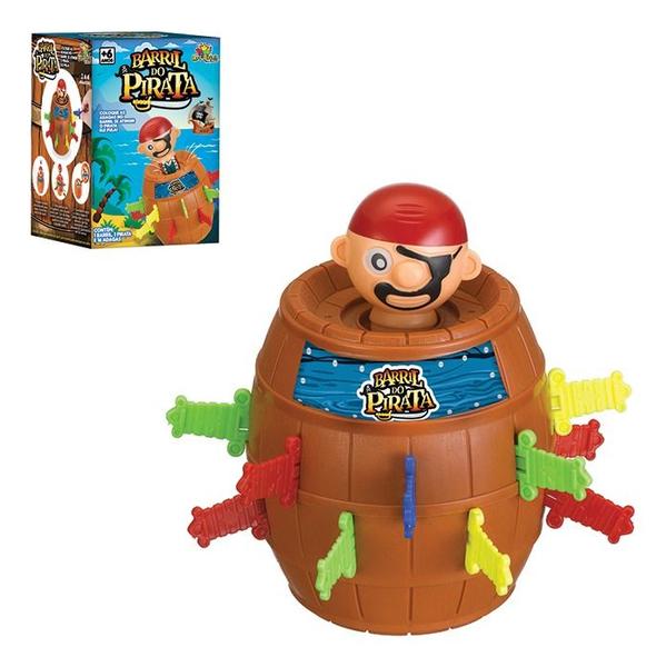 Imagem de Brinquedo Infantil Pula Barril Pirata Espada Adaga Grande