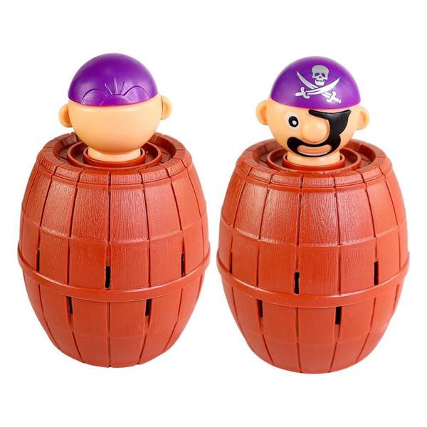 Imagem de Brinquedo Infantil Pula Pirata Barril Pequeno Clássico