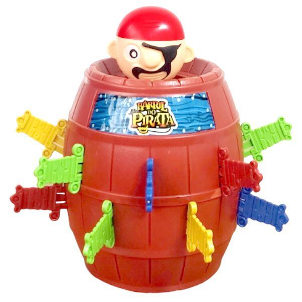 Imagem de Brinquedo Infantil Pula Pirata com Barril Tamanho Grande Art Brink