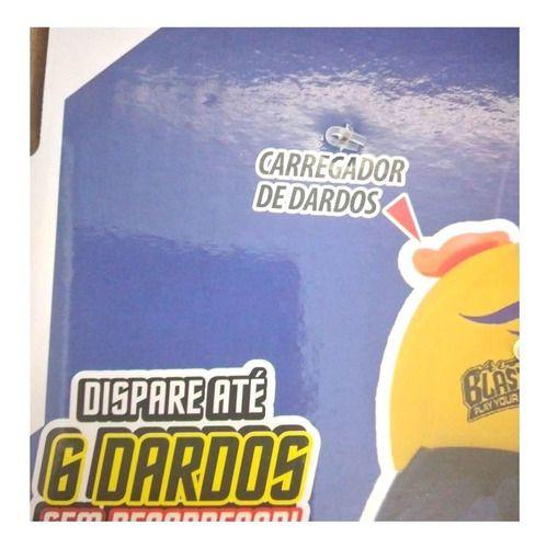 Imagem de Brinquedo Infantil Supershot Lança Dardos Pistola Nerf