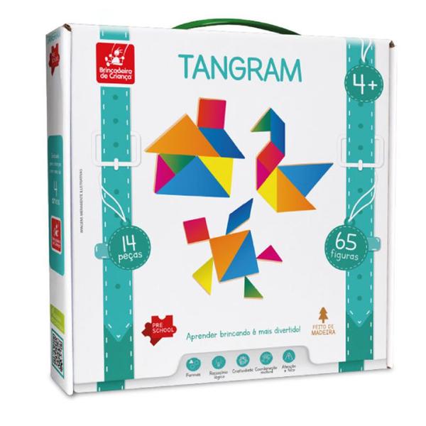 Imagem de Brinquedo Infantil Tangram - Brincadeira de criança