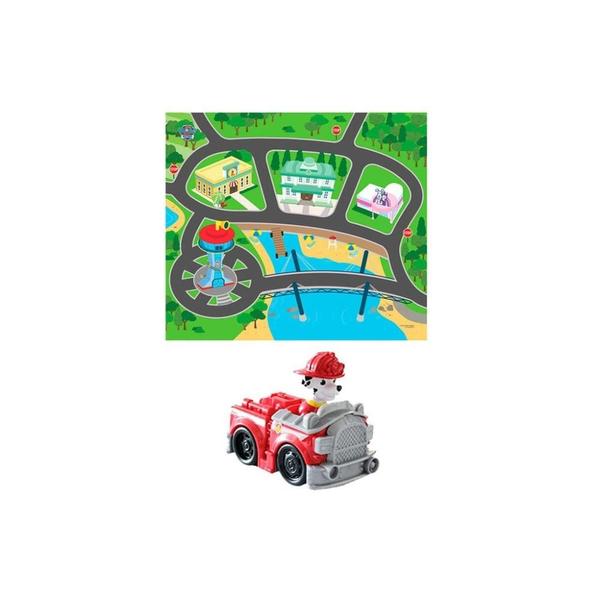 Brinquedo Infantil, Tapete Grande e Temático com Carrinho - Toyng Imagem de Brinquedo Infantil, Tapete Grande e Temático com Carrinho - Toyng