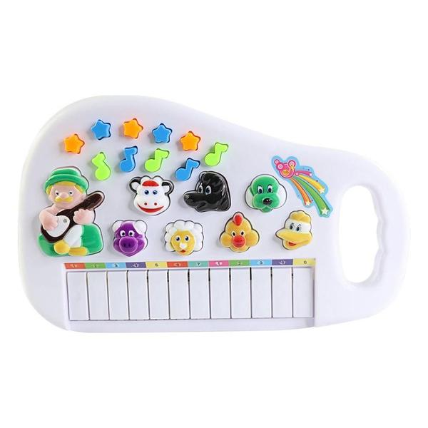 Imagem de Brinquedo Infantil Teclado Musical Sons Fendinha Diversão