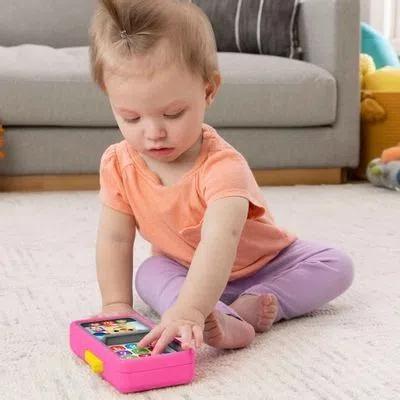 Imagem de Brinquedo Infantil - Telefone Interativo de Aprendizagem - Fisher-Price - Rosa - Mattel