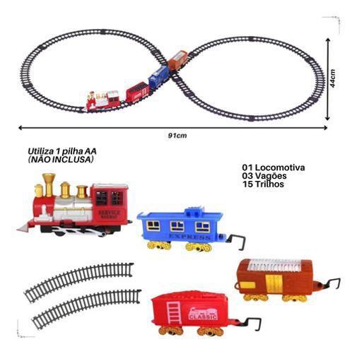 Imagem de Brinquedo Infantil Trenzinho Expresso Orbital Super Diversão