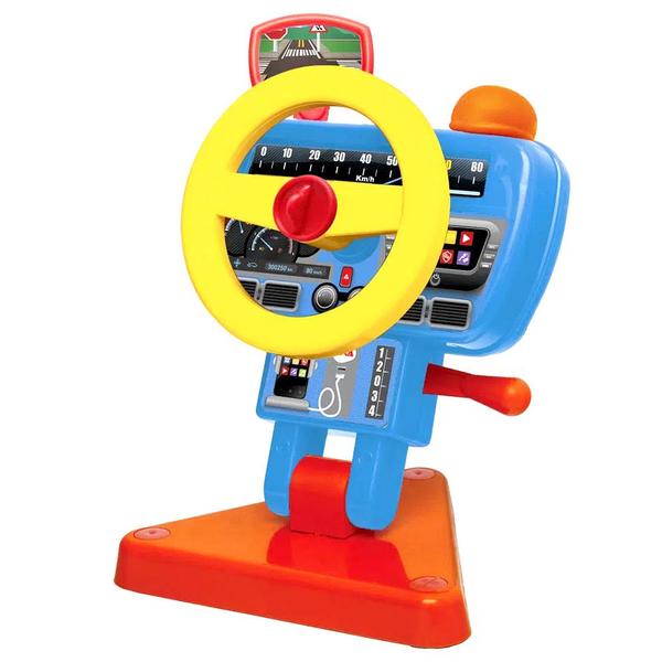 Imagem de Brinquedo Infantil Volante com buzina Retrovisor Bebês Elka