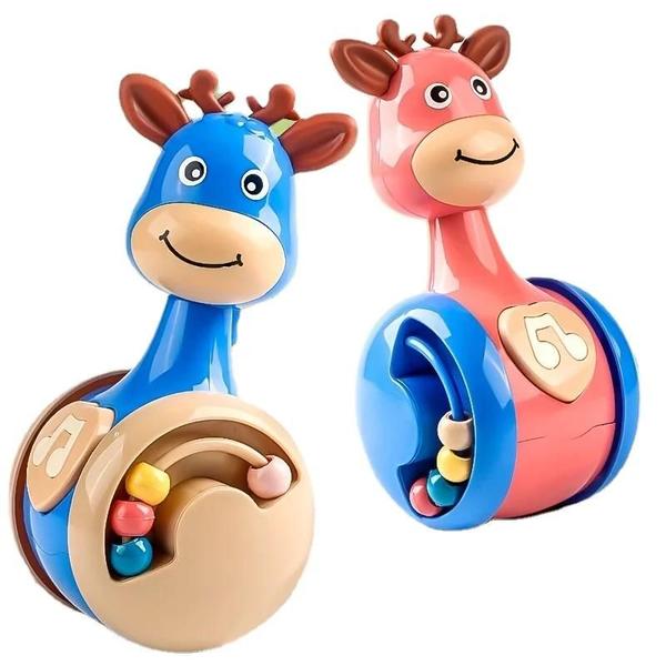 Imagem de Brinquedo Infantil Wobbler para Bebês de 6 a 12 Meses - Estimula o Desenvolvimento Motor