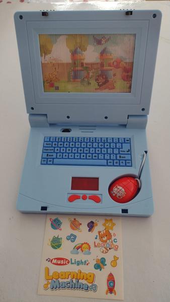 Imagem de Brinquedo InfantilComputador Laptop Educativo Com Som e Luzes azul