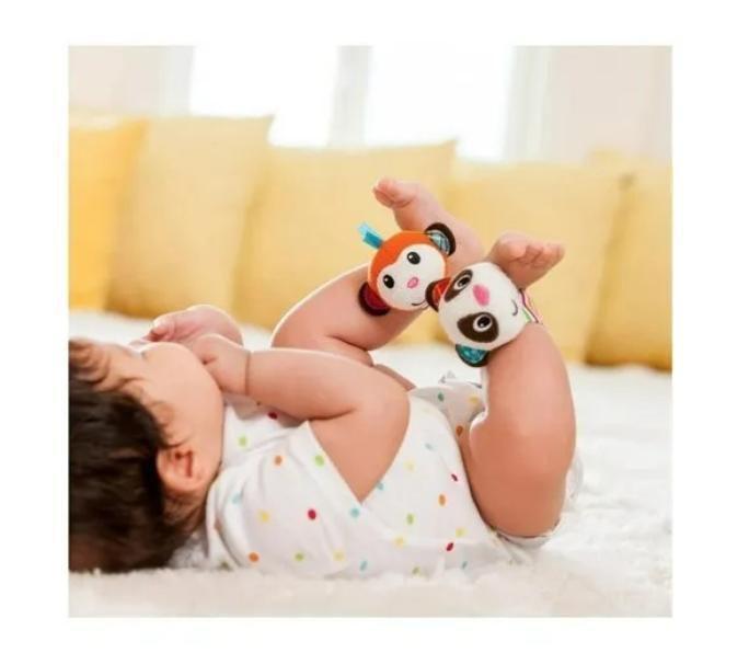 Imagem de Brinquedo Infantino Para Bebes Macaco E Panda Importado