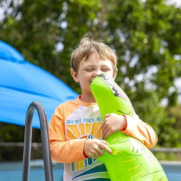 Imagem de Brinquedo inflável KATAKA Dinosaur, pacote com 6 unidades, com bomba de ar, festa infantil