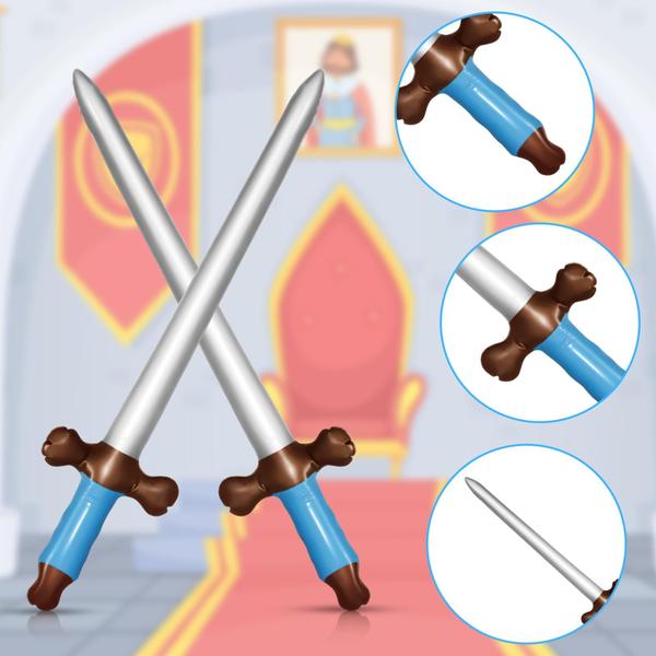 Imagem de Brinquedo inflável Swords Pirate Sword, 12 peças para festa infantil