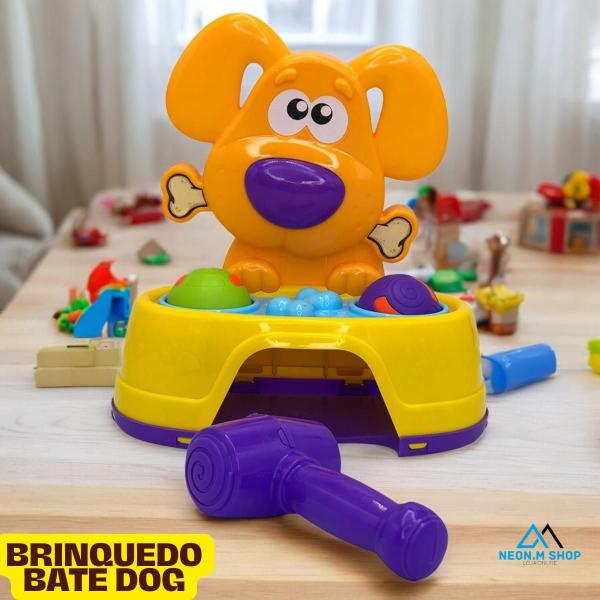 Imagem de Brinquedo Interativo Bate Martelo Bate Dog Criança Bebê Menino Menina Presente Natal