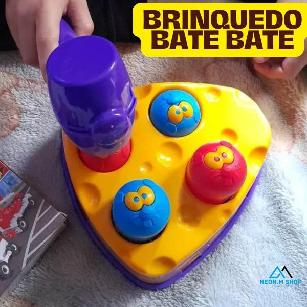 Imagem de Brinquedo Interativo Bate Martelo Rata Tuff Criança Menino Menina Bebê Presente Natal