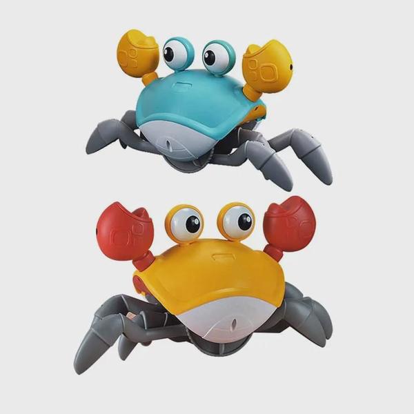 Brinquedo Interativo Bebê Caranguejo Fujão Recarregável c/ Som Luz E Movimento - TOYS Imagem de Brinquedo Interativo Bebê Caranguejo Fujão Recarregável c/ Som Luz E Movimento