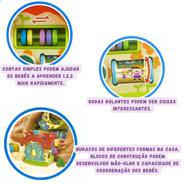 Imagem de Brinquedo Interativo Casa Inteligente 1250 - Shiny Toys