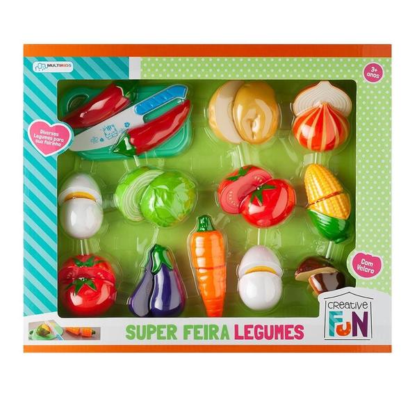 Imagem de Brinquedo Interativo Creative Super Feira Legumes - Br1110