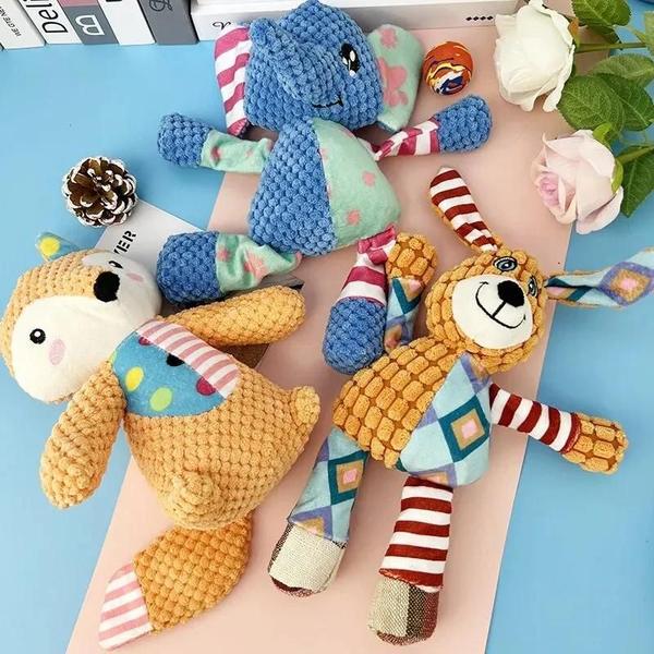 Imagem de Brinquedo Interativo de Pelúcia para Gatos e Cães - Brinquedo de Mastigar