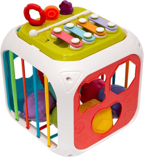 Imagem de Brinquedo Interativo Didático Cubo Multiatividades 7em1 Buba