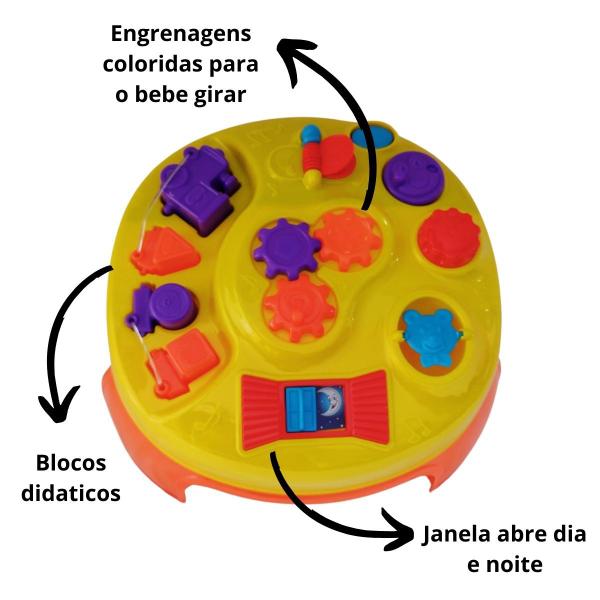 Imagem de Brinquedo Interativo e Lúdico para bebês Mesinha Didática