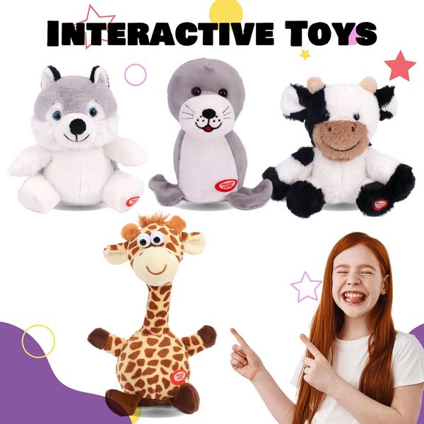 Imagem de Brinquedo interativo Hopearl Talking Giraffe para crianças