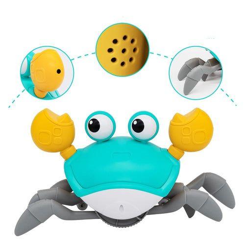 Brinquedo Interativo Infantil Bebê Caranguejo Fujão Á PILHA C/ Som E Movimento - Toy King Imagem de Brinquedo Interativo Infantil Bebê Caranguejo Fujão Á PILHA C/ Som E Movimento