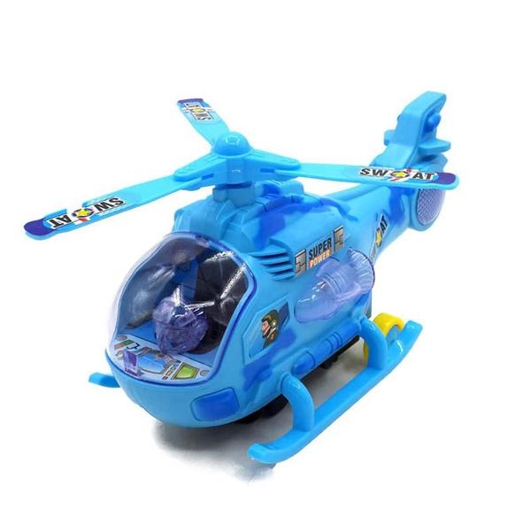 Imagem de Brinquedo Interativo Infantil Helicóptero Bate e Volta com Luz e Som