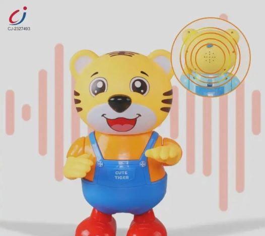 Imagem de Brinquedo Interativo Infantil Tigre Dançarino Com Som E Luz!