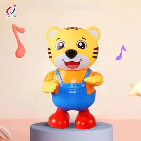 Imagem de Brinquedo Interativo  Infantil Tigre Dançarino Com Som E Luz!