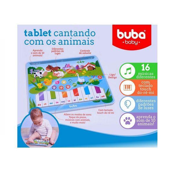 Imagem de Brinquedo Interativo Musical Tablet Cantando Com Os Animais - Buba