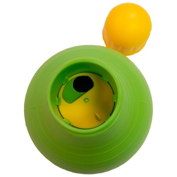 Imagem de Brinquedo interativo para cães Starmark Bob-A-Lot Large amarelo/verde