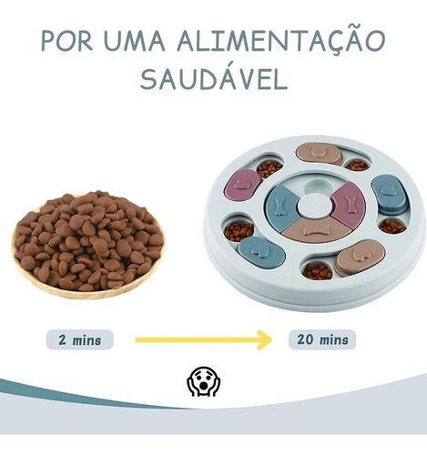 Imagem de Brinquedo Interativo Para Cães Tabuleiro Porta Petisco Pets para cachorros Porta Ração Interativo