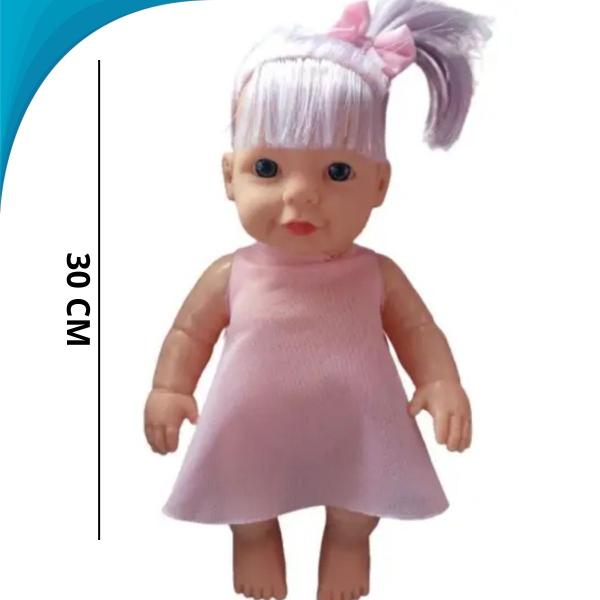 Imagem de Brinquedo Isinha Baby Loira Cativante Para Sua Filha Presente Dia Das Crianças