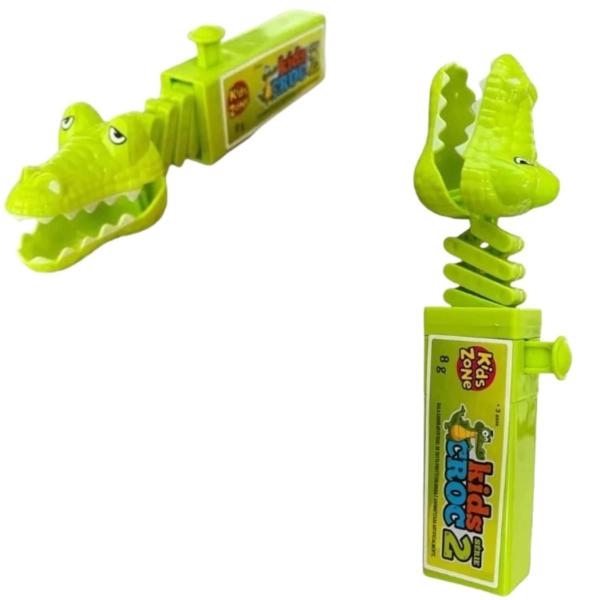 Imagem de Brinquedo Jacaré Que Morde Kids Croc com Balinhas