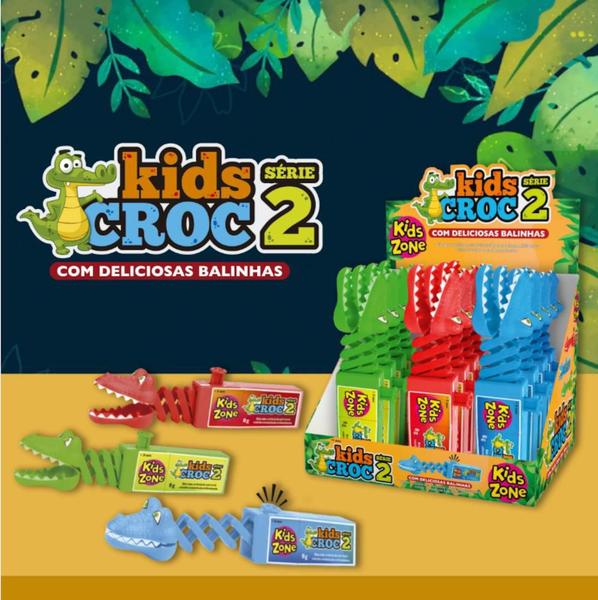Brinquedo Jacaré Que Morde Kids Croc Kit com 3 Unidades - Kids Zone Imagem de Brinquedo Jacaré Que Morde Kids Croc Kit com 3 Unidades