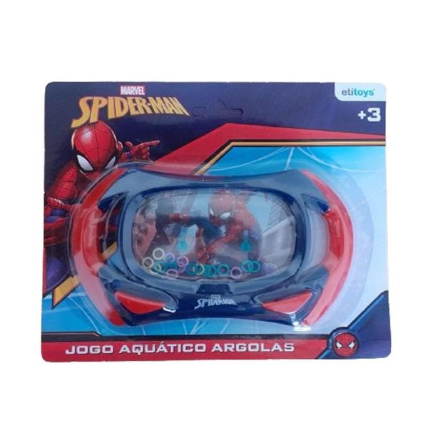 Imagem de Brinquedo Jogo Aquático Argolas Aquaplay Homem Aranha Spider