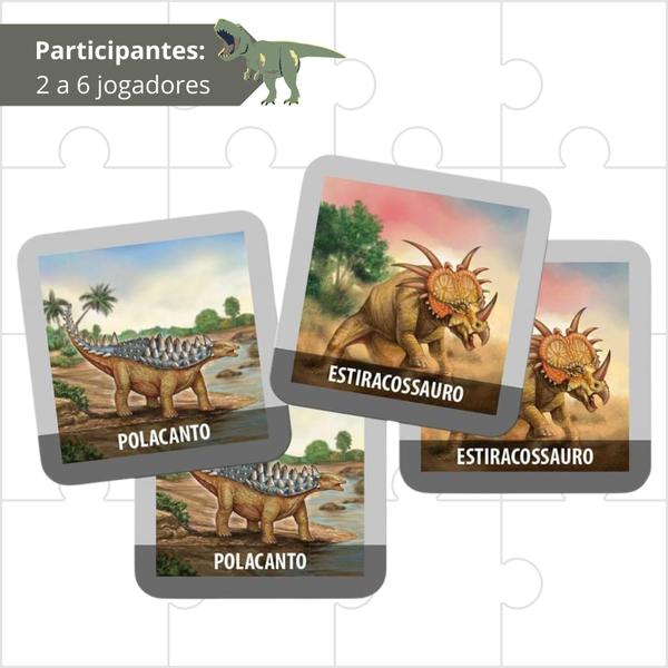 Imagem de Brinquedo Jogo de Cartas Supermemória Dinossauros Grow - 04210