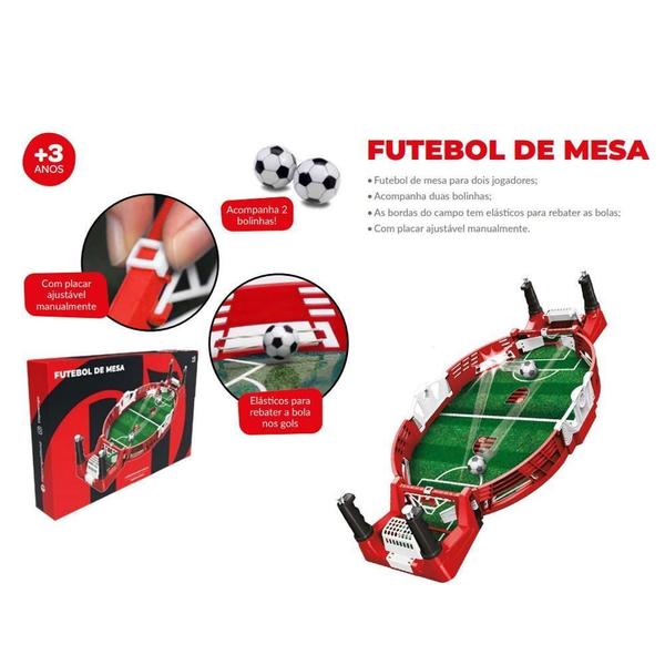 Imagem de Brinquedo Jogo De Futebol De Mesa Flamengo 2 Jogadores