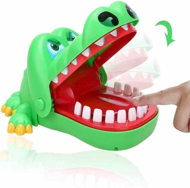 Imagem de Brinquedo Jogo De Mesa Crocodilo Dentista Não Precisa Pilhas