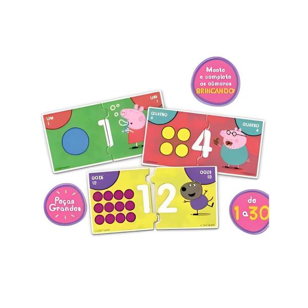 Imagem de Brinquedo Jogo Educativo Números Peppa Pig 2101 - Mimo Toys