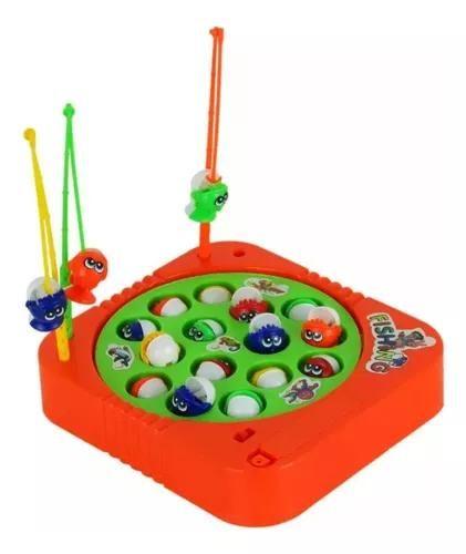 Imagem de Brinquedo Jogo Pega Peixe Pesca Maluca Pescaria Infantil