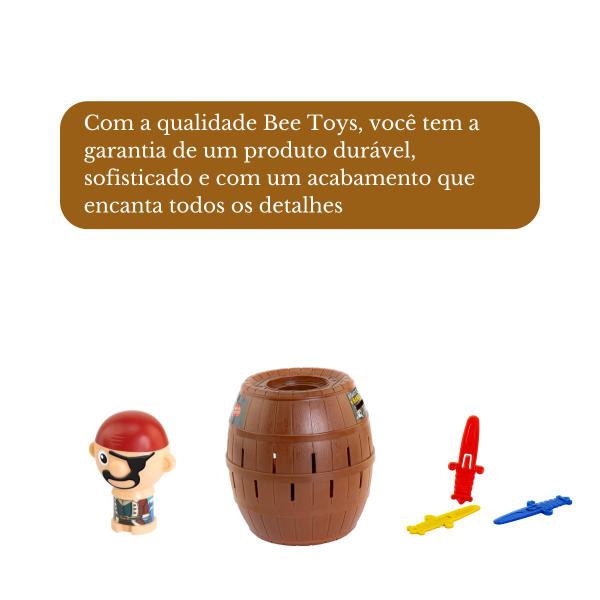 Imagem de Brinquedo Jogo Pula Pirata Barril Interativo C/ Acess. - Bee Toys