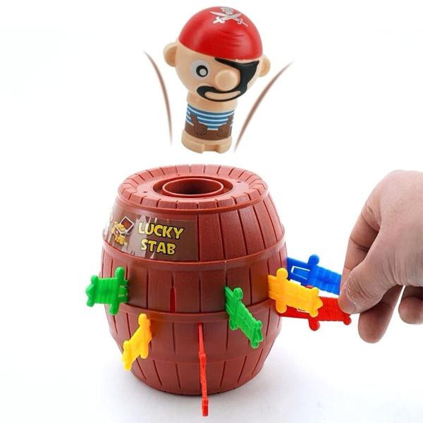 Imagem de Brinquedo Jogo Pula Pirata Maluco Infantil Clássico Interativo p/ Mesa Dia das Crianças Meninos Meninas Festas Eventos Aniversário