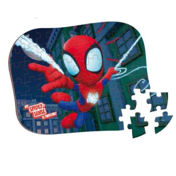 Imagem de Brinquedo Jogo Quebra-Cabeça do Spidey e seus Amigos Espetaculares - 60 Peças - Xalingo 17821