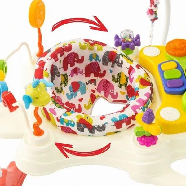 Brinquedo Jumper Pula Pula 360º Elefantinho Baby Style - Tapuzim Imagem de Brinquedo Jumper Pula Pula 360º Elefantinho Baby Style