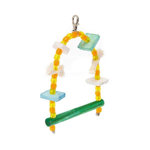 Brinquedo Kakatoo Bica Pedra Argola para Pássaros - Cores Sortidas - Tamanho PP Imagem de Brinquedo Kakatoo Bica Pedra Argola para Pássaros - Cores Sortidas - Tamanho PP
