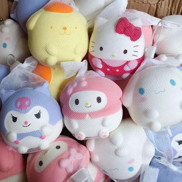 Imagem de Brinquedo Kawaii Sanrio - Kuromi, Cinnamoroll e Melody - Antiestresse para Crianças