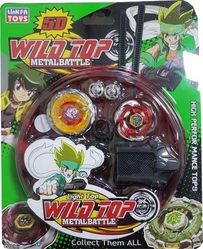 Imagem de Brinquedo Kit com 2 Beyblade Metal + Lançador + Arena